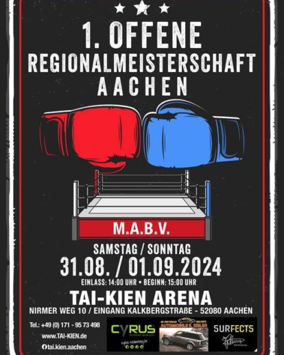 1. OFFENE Regionalmeisterschaft  Aachen
