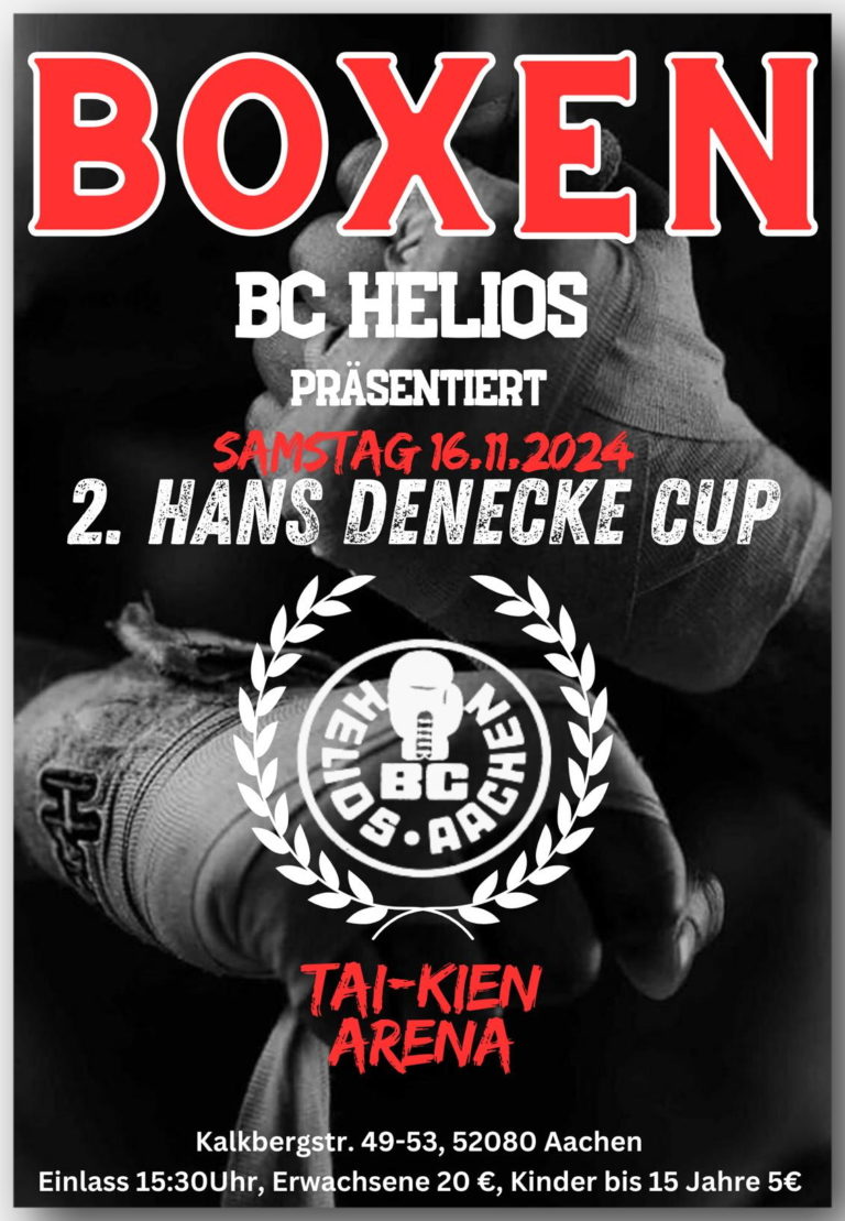 Mehr über den Artikel erfahren 2.  Hans Denecke Cup am 16.11.24