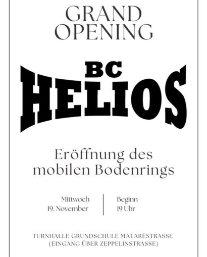Ring Opening in der Zeppelinstrasse